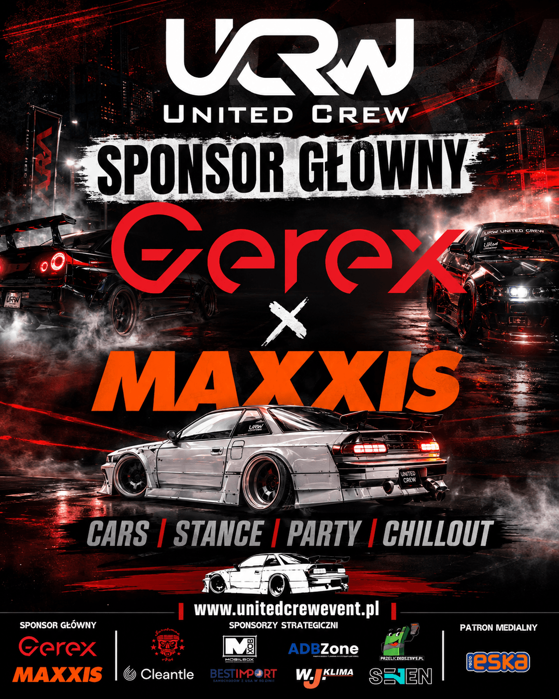 Plakat United Seven 2026: Gerex i Maxxis jako sponsorzy główni